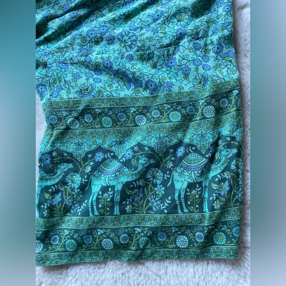 Spell | Sundown Maxi Robe Turquoise | M/L - Picture 12 of 16